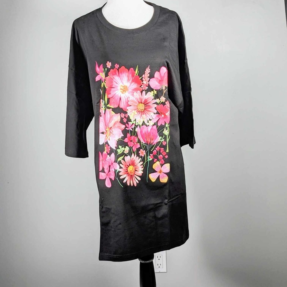 NWT floral print t shirt -2x